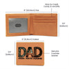 DAD Custom Printed Leather Wallet - Man - Myth - Legend