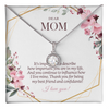 Eternal Hope Crystal Necklace + Earring Set, Mother's Day Gift, From Son To Mom Gift, From Daughter To Mom Gift, Necklace to Mother