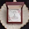 Eternal Hope Crystal Necklace + Earring Set, Mother's Day Gift, From Son To Mom Gift, From Daughter To Mom Gift, Necklace to Mother