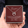 Gift to Daughter From Mom, Daughter Mother, Lucky in Love Necklace, Daughter Gift From Mom, To My Daughter, Daughters Birthday