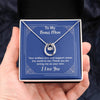 To my Bonus Mom lucky neckklace Gift For Mom Necklace Birthday Gifts For Mom From Daughter Son gift Anniversary