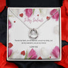 to My Soulmate Necklace Promise Necklace For Her, Girlfriend Valentine Day Necklace Gift, Her Romantic Gift