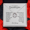 To my dearest Grand daughter necklace Lucky in love necklace Birthday gift