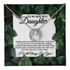 To My Beautiful Daughter Lucky in Love Necklace For Daughter Daughter Birthday Gift Daughter Graduation Gift Granddaughter Gift