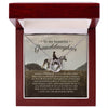To My Granddaughter, Lucky Horseshoe Necklace, Granddaughter Gifts, Grandma And Granddaughter, Equine Gifts From Grandma Grandpa