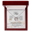 Daughter/Hija women Lucky in Love Pendant Necklace Spanish message Espanol para mi hija Christmas gift