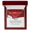 Dear Mother In Law - Christmas Gift - Lucky In Love Necklace Mother's Day Gift For Mom Necklace Birthday Gifts For Mom From Daughter Son gift Anniversary