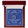 To my Bonus Mom lucky neckklace Gift For Mom Necklace Birthday Gifts For Mom From Daughter Son gift Anniversary