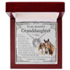 To My Granddaughter, Lucky Horseshoe Necklace, Granddaughter Gifts, Grandma And Granddaughter, Equine Gifts From Grandma