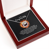 To my Gorgeous wife Husband to Wife Gift, Wife Necklace Gift, Anniversary