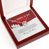 Dear Mother In Law - Christmas Gift - Lucky In Love Necklace Mother's Day Gift For Mom Necklace Birthday Gifts For Mom From Daughter Son gift Anniversary