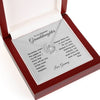 To my dearest Grand daughter necklace Lucky in love necklace Birthday gift