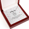 To my Lover Happy Valentine Day to my Lover Necklace Gift for her Birthday gift