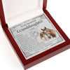 To My Granddaughter, Lucky Horseshoe Necklace, Granddaughter Gifts, Grandma And Granddaughter, Equine Gifts From Grandma