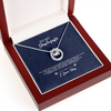To my soulmate Lucky in Love Necklace for Soulmate, Wife, Girlfriend, Valentine, Birthday Gift for her