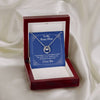 To my Bonus Mom lucky neckklace Gift For Mom Necklace Birthday Gifts For Mom From Daughter Son gift Anniversary