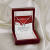 Dear Mother In Law - Christmas Gift - Lucky In Love Necklace Mother's Day Gift For Mom Necklace Birthday Gifts For Mom From Daughter Son gift Anniversary