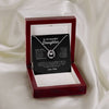 To My Daughter - Love & Light - Lucky In Love Necklace | Personalized For Daughter, Birthday Present Christmas Bday Xmas Holidays