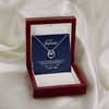 To my soulmate Lucky in Love Necklace for Soulmate, Wife, Girlfriend, Valentine, Birthday Gift for her