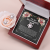 To My Boyfriend Mom Love Knot Necklace Birthday Card Mom to be a gift from daughter For Mother In Law Mother's Day Gifts For Boyfriend Mom