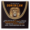 Lion Son In Law Birthday Gift Teen Son Birthday From Mom To Son Silver Chain Necklace