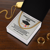 Happy Graduation Graduation Gift for Son from Mom and Dad Cuban Link Chain Necklace