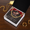 Necklace Gift For Him, Birthday Gift, Aniversary Gift - Skull - To My King - I Love You