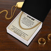 Happy Graduation To My Man Promise Necklace, Cuban Chain for Him, Romantic birthday gifts for him, Best Jewelry for men, To my boyfriend, Anniversary Jewelry