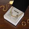 Personalized To My Dad Necklace From Son For All The Times That I Forgot To Thank You Dad Birthday Fathers Day Christmas Customized Gift Box Message Card