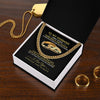 Personalized Cuban Link Chain Gift For Husband - I Wish I Could Turn Back To The Clock Cuban Link Chain Valentines Day Gift For Him