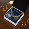 Personalized To My Dad Necklace From Son Thank You Day By Day Dad Birthday Gifts Fathers Day Christmas Customized Gift Box Message Card