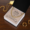 Happy Graduation Son In Law Cuban Chain Necklace, Gift For Him, Men's Chain Necklace, Future Son In Law Birthday Gift on Wedding Day, Sentimental Son Gifts