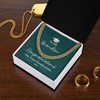 Happy Graduation To My Grandson, Cuban Link Chain, Graduation Present, Grad Gift, From Grandparents