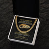 Personalized Cuban Link Chain Gift For Husband - I Wish I Could Turn Back To The Clock Cuban Link Chain Valentines Day Gift For Him