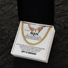 To My Man Silver Adult Chain Necklace Gift, Romantic 1st Anniversary Gifts for Him, Jusband Gifts