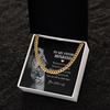 Necklace Gift For Him, Birthday Gift, Aniversary Gift - Family - To My Future Husband - I Love You With My Whole Heart