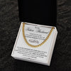 Men Silver Adult Chain Necklace for My Future Husband, Engagement Gift for Future Husband