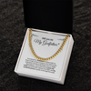 Will You Be My Godfather? Godfather Proposal Gift Necklace for Men Adults Size