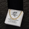 Necklace Gift For Him, Birthday Gift, Aniversary Gift - Fishing - To My Master Baiter - I Love You
