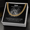 Son, You did it Cuban Link Chain Necklace Graduation Necklace Gift For Him, Birthday Gift, Aniversary Gift