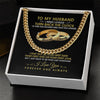 Personalized Cuban Link Chain Gift For Husband - I Wish I Could Turn Back To The Clock Cuban Link Chain Valentines Day Gift For Him