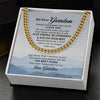 To My Grandson I Love You Link Chain Necklace Gift For Him, Birthday Gift, Aniversary Gift