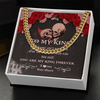 Necklace Gift For Him, Birthday Gift, Aniversary Gift - Skull - To My King - I Love You