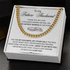 Men Silver Adult Chain Necklace for My Future Husband, Engagement Gift for Future Husband