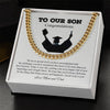 Happy Graduation Best Graduation Gifts for Son from Parent, Cuban Chain Necklace for Son Graduation, Graduation Gift High School Guy, Graduation Gift 2023