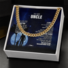 Personalized To My Uncle Necklace From Nephew Niece Thank You Grateful Love Uncle Birthday Gifts Fathers Day Christmas