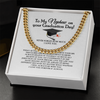 Happy Graduation, Grad Gift for Nephew, Nephew Graduation Gift from Aunt, High School College Nephew Graduation Gift, Nephew's Grad, Cuban Chain Necklace