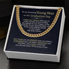 Happy Graduation Best Graduation Gifts for Him,Cuban Chain Necklace for Him on Graduation Day, High School/ College Graduation Gifts for Boy