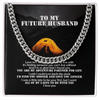 Necklace Gift For Him, Birthday Gift, Aniversary Gift - Camping - To My Future Husband - I Love You