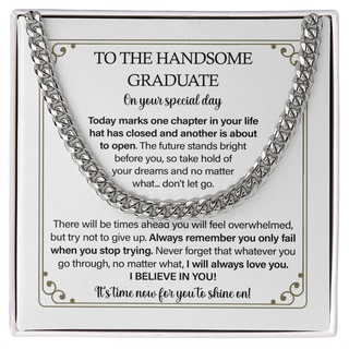 Happy Graduation Sentimental Graduation Gift for Men, Personalized Gift for Men on Graduation Day, College Graduation Gift for Him, Class of 2022 Gift